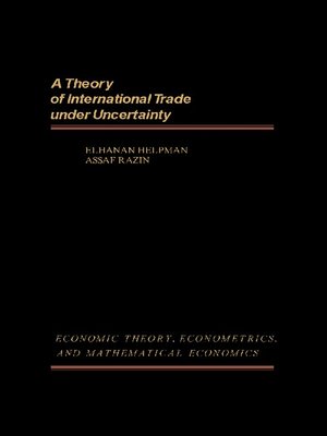 cover image of A Theory of International Trade Under Uncertainty